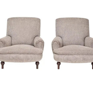 Poltrona Frau Eleonora Grey Armchairs, Set of 2 - REHAUS - Poltrona Frau