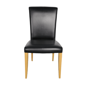 Poltrona Frau Vittoria Dining Chairs in Black Pelle Frau Leather, Set of 10