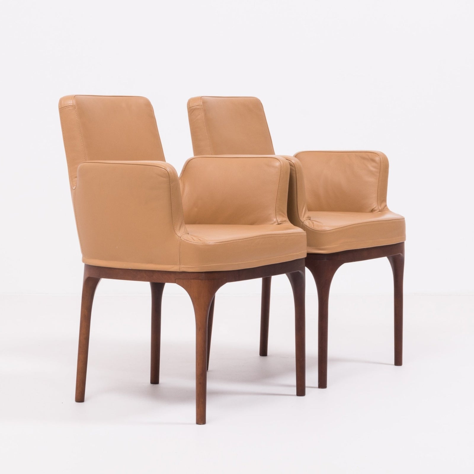 Porada Brown Leather Armchair @ REHAUS