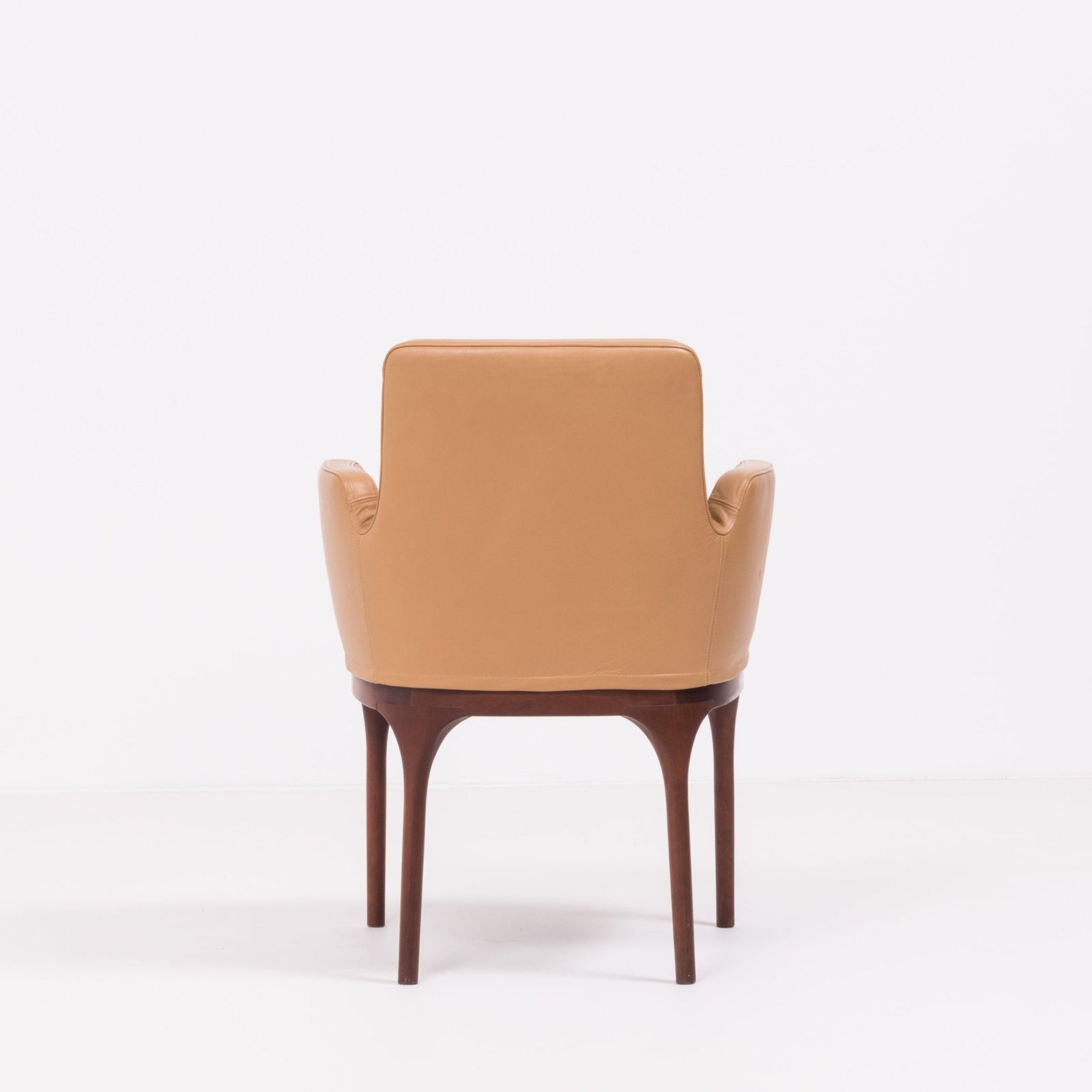 Porada Brown Leather Armchair @ REHAUS