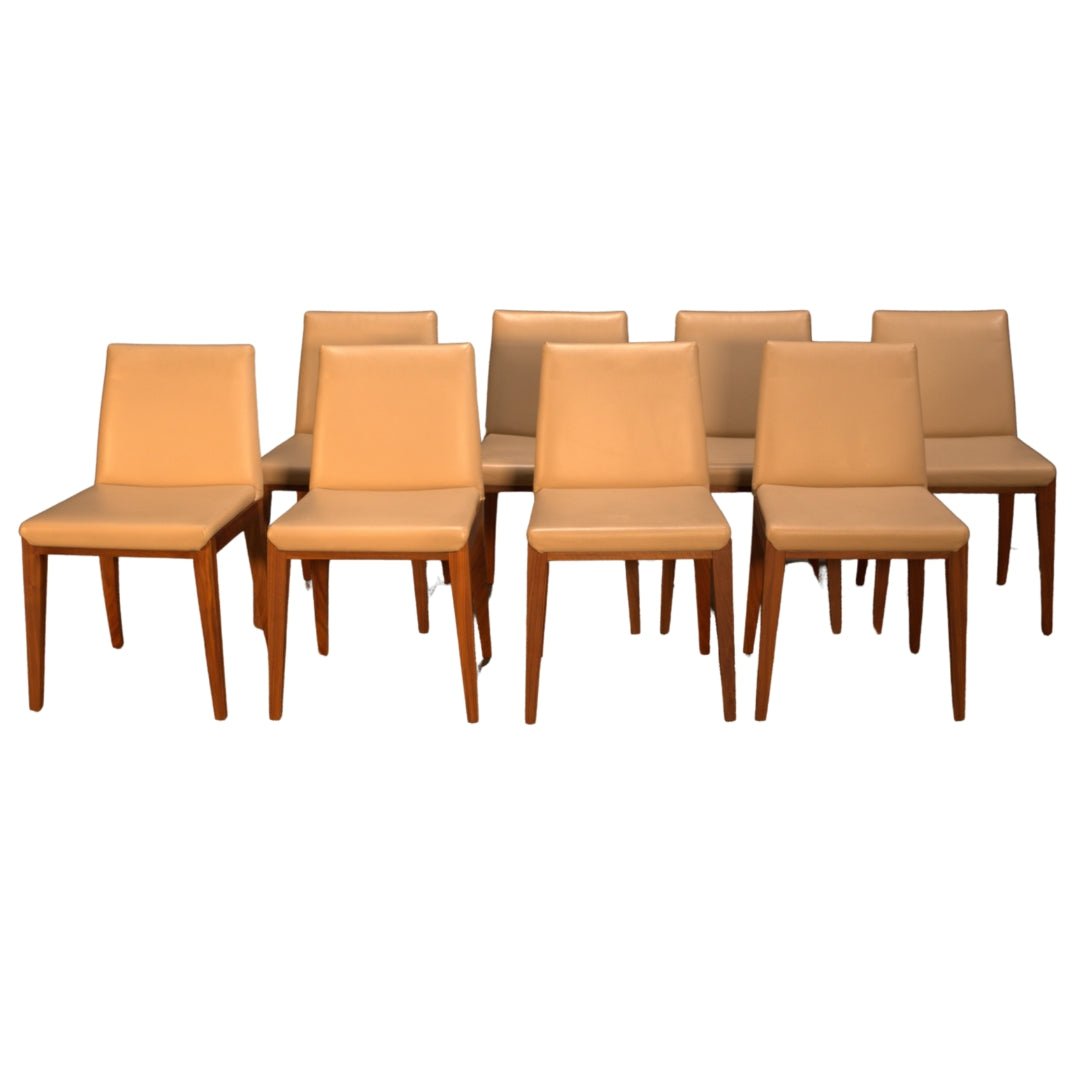 Porada Tama Leather Dining Chair, Set of Eight @ REHAUS