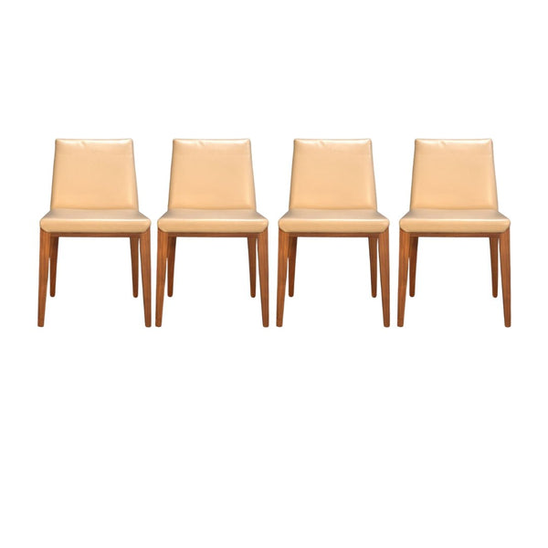 Porada Tama Leather Dining Chair, Set of Four @ REHAUS