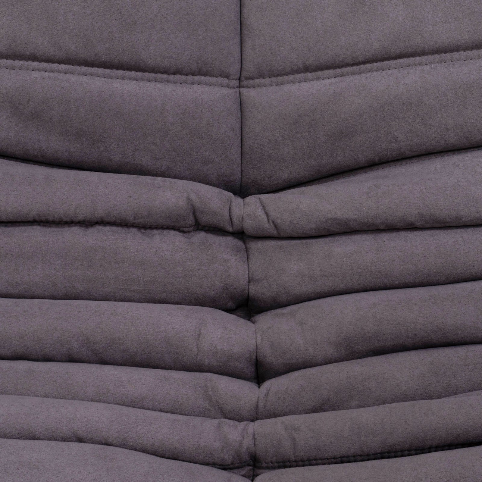 Pre Order Ligne Roset by Michel Ducaroy Togo Grey Modular Sofa and Footstool, Set of Five @ REHAUS