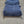 Ligne Roset Blue Togo Armchair and Footstool by Michel Ducaroy, Set of Two