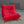 Ligne Roset Orange-Red Togo Armchair by Michel Ducaroy