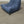 Ligne Roset Blue Togo Armchair and Footstool by Michel Ducaroy, Set of Two