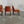 Maxalto Orange Patterned Febo Dining Chairs by Antonio Citterio, Set of Four