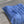 Ligne Roset Blue Togo Footstool by Michel Ducaroy