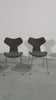 Fritz Hansen Grand Prix Chairs by Arne Jacobsen, Set of 3