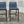 Cattelan Italia Arcadia Blue Leather Bar Stools by Paolo Cattelan, Set of Four