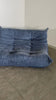 Ligne Roset Blue Two Seater Togo by Michel Ducaroy