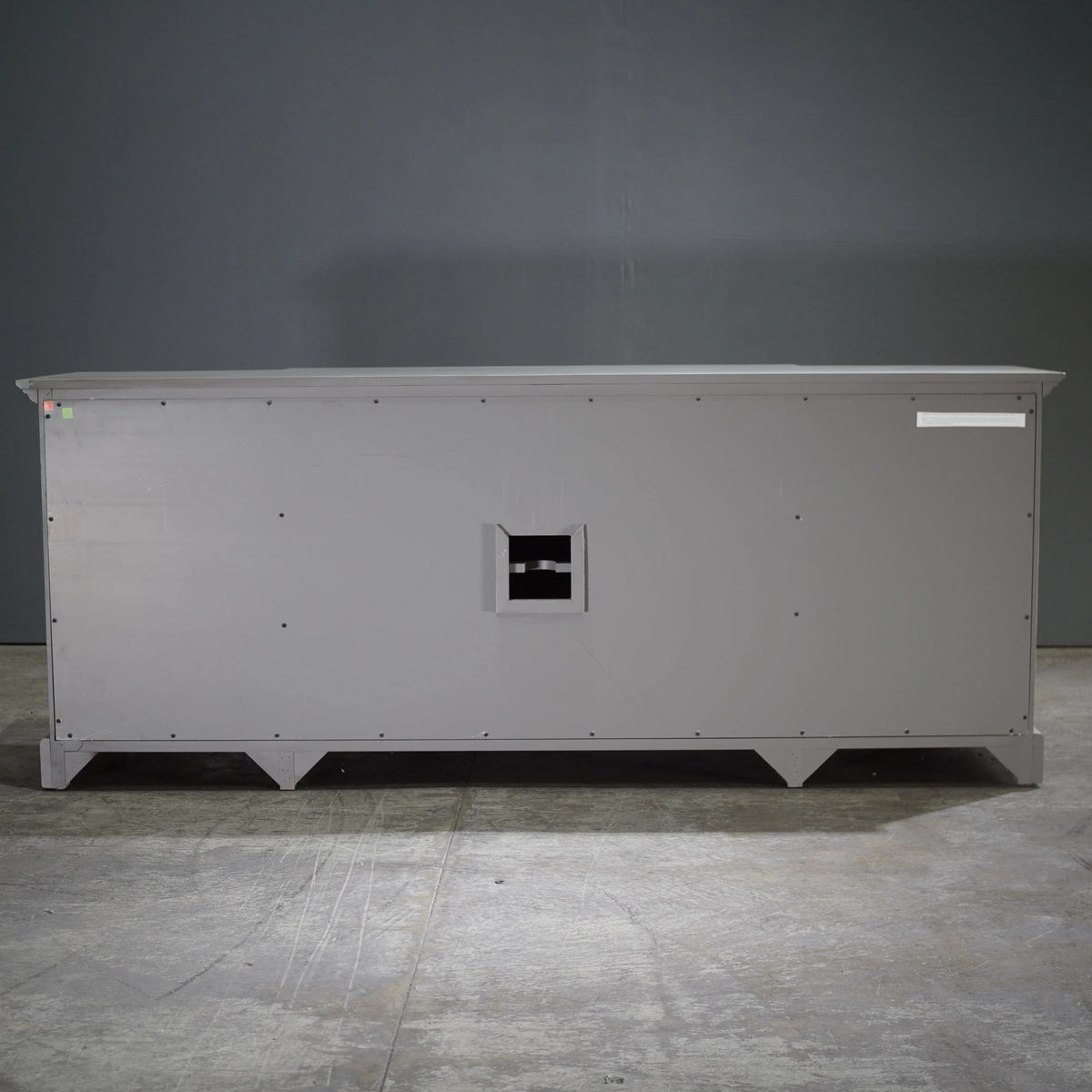 Restoration Hardware French Panel Grey Media Sideboard by Luay Al - Rawi - REHAUS - Restoration Hardware