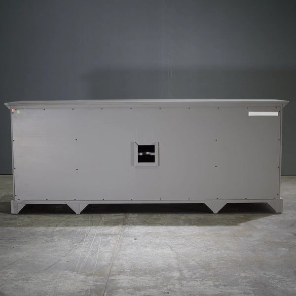 Restoration Hardware French Panel Grey Media Sideboard by Luay Al - Rawi - REHAUS - Restoration Hardware