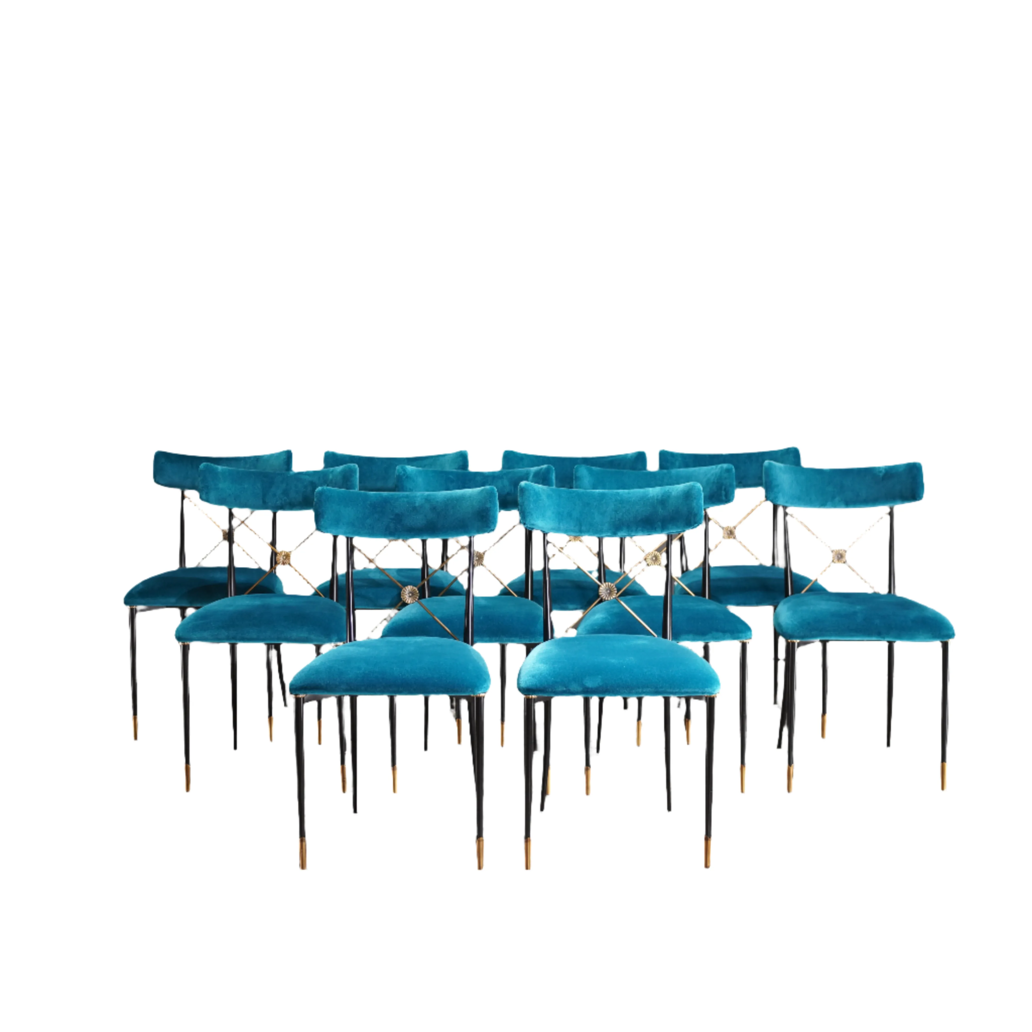 Rialto Peacock Rider Dining Chair by Jonathan Adler - REHAUS - Jonathan Adler