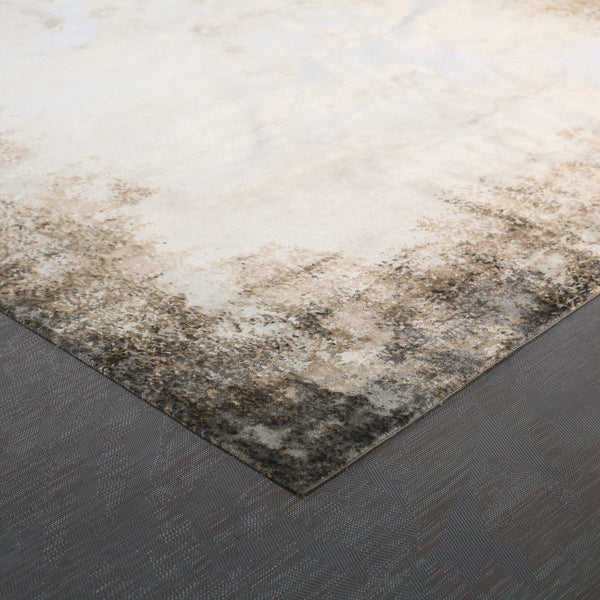 Riviere Wool & Silk Caumont Border Rug @ REHAUS