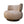 Roche Bobois Cream Leather Curl Swivel Armchair @ REHAUS