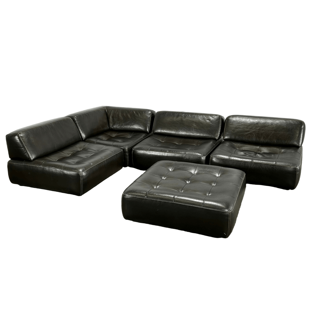 Roche Bobois Flight Jacket Sectional Sofa & Ottoman @ REHAUS