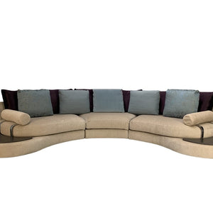 Roche Bobois Formentera Sofa - 5 - Seat Curved - In Chenille @ REHAUS