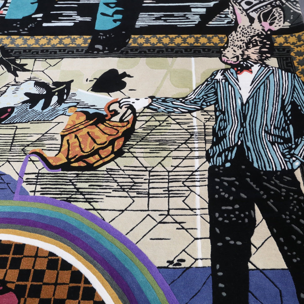 Roche Bobois Hand Tufted London Rug by Marcel Wanders @ REHAUS