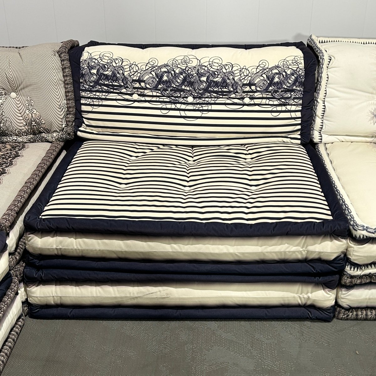 Roche Bobois Mah Jong Sectional Sofa by Jean Paul Gaultier, Set of Twenty One @ REHAUS