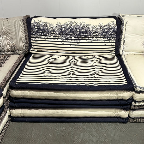 Roche Bobois Mah Jong Sectional Sofa by Jean Paul Gaultier, Set of Twenty One @ REHAUS