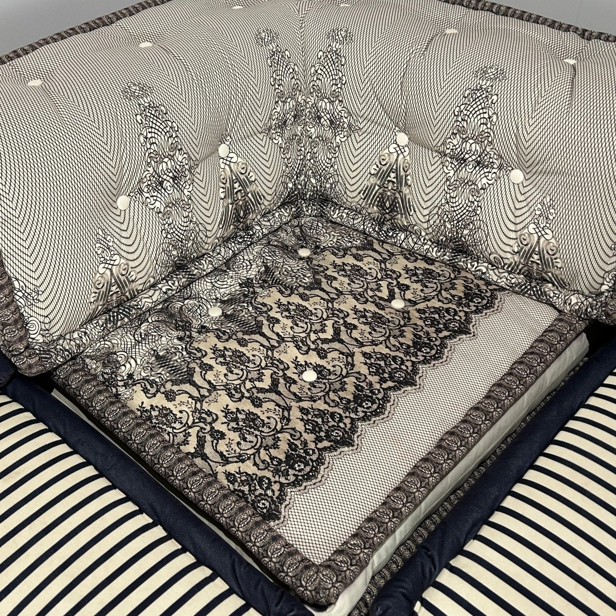 Roche Bobois Mah Jong Sectional Sofa by Jean Paul Gaultier, Set of Twenty One @ REHAUS