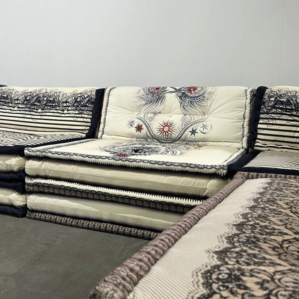 Roche Bobois Mah Jong Sectional Sofa by Jean Paul Gaultier, Set of Twenty One @ REHAUS