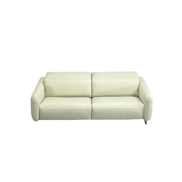 Roche Bobois Opale Leather Sofa by Maurizio Manzoni