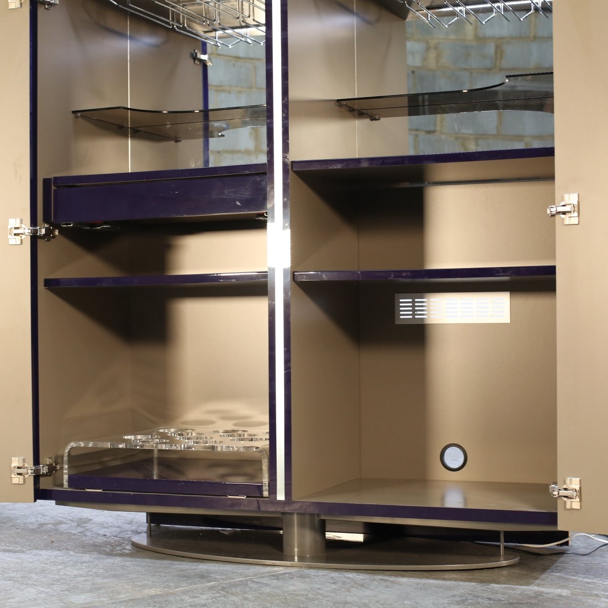 Roche Bobois Purple Wave Bar Cabinet @ REHAUS