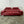 Roche Bobois Red Leather Three Seater Sofa @ REHAUS