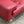 Roche Bobois Red Leather Two Seater Sofa @ REHAUS