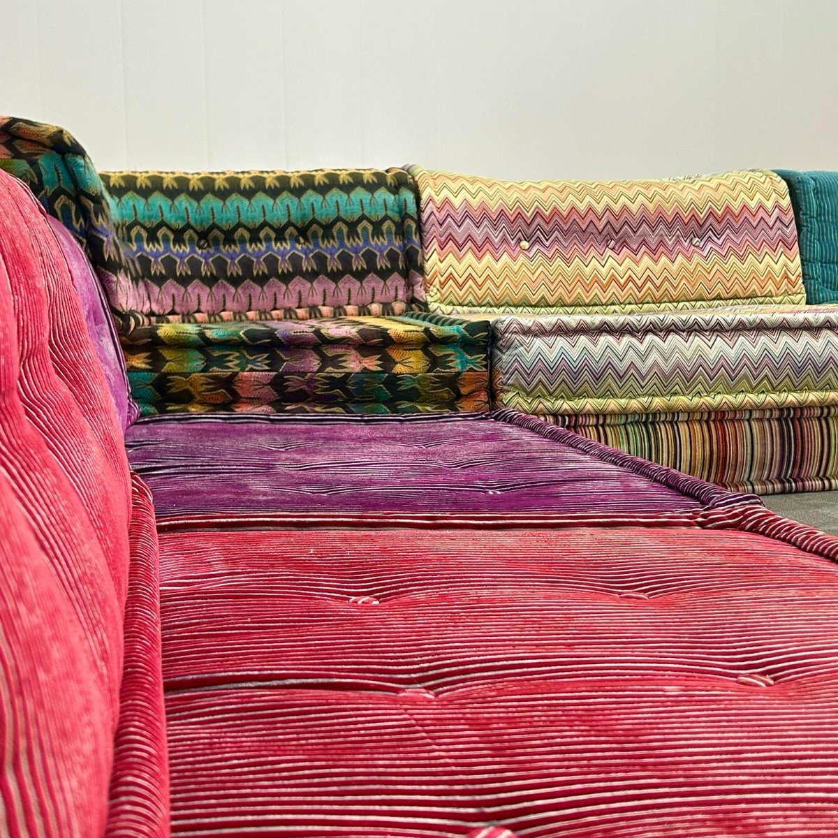 Roche Bobois Thirteen Piece Mah Jong Sectional Sofa Set by Hans Hopfer @ REHAUS