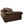 Roche Bobois Three Seater Brown Leather Sofa @ REHAUS
