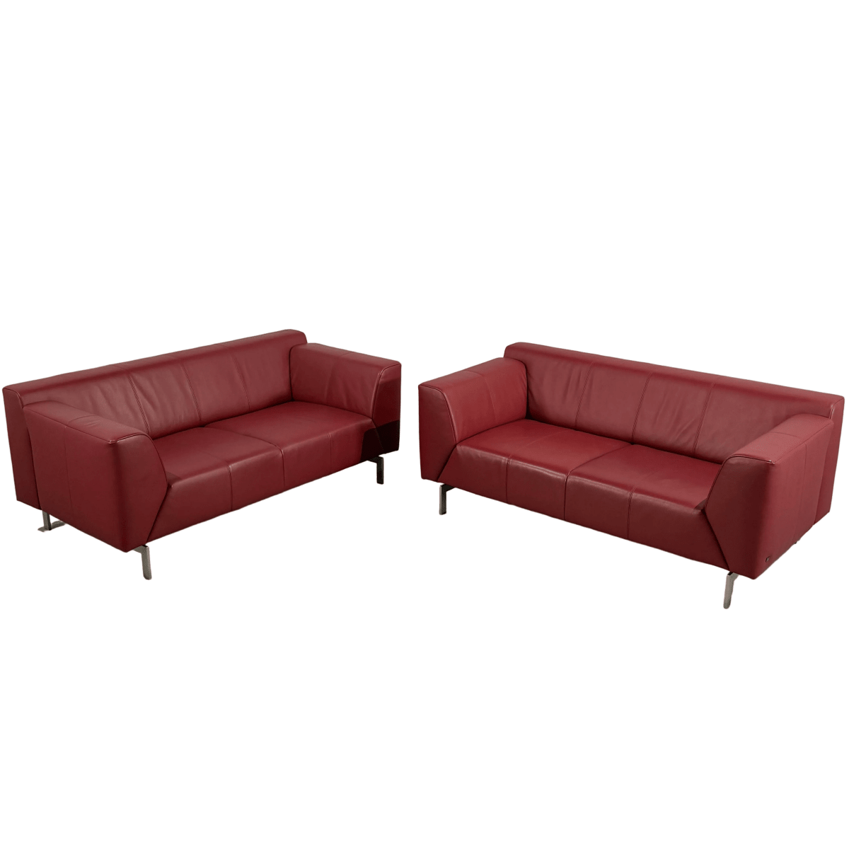 Rolf Benz Linea 318 Leather Sofas, Set of Two @ REHAUS