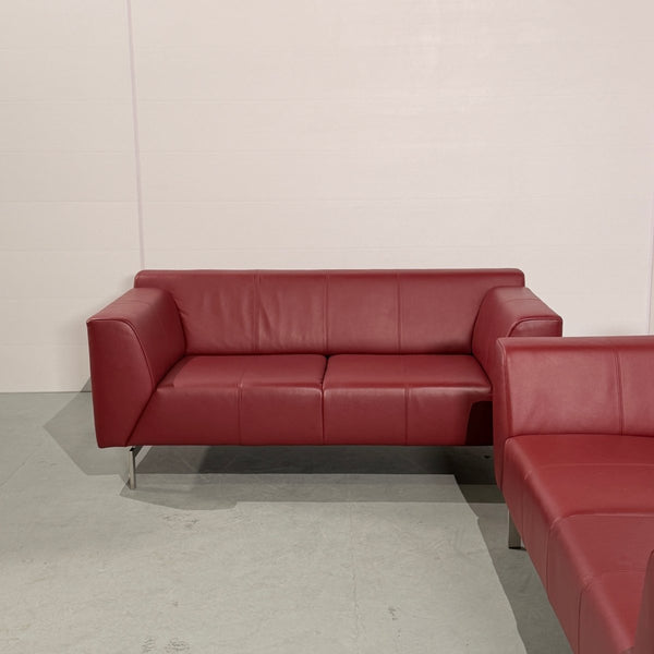 Rolf Benz Linea 318 Leather Sofas, Set of Two @ REHAUS