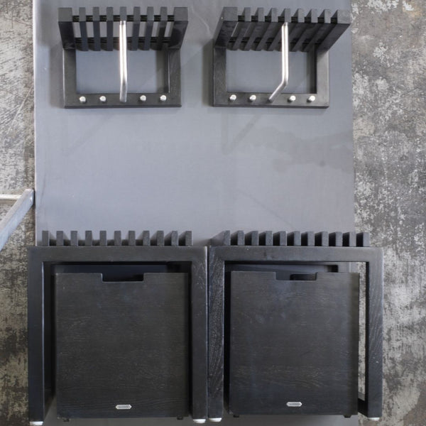 Skagerak & Fritz Hansen Black Cutter Mini Wardrobe Wall Hanging by Niels Hvass - REHAUS - Skagerak