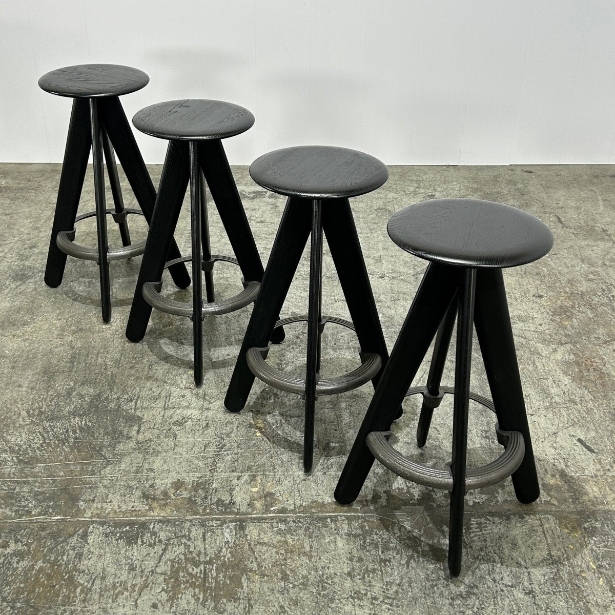 Slab Stool by Tom Dixon, Set of Four @ REHAUS