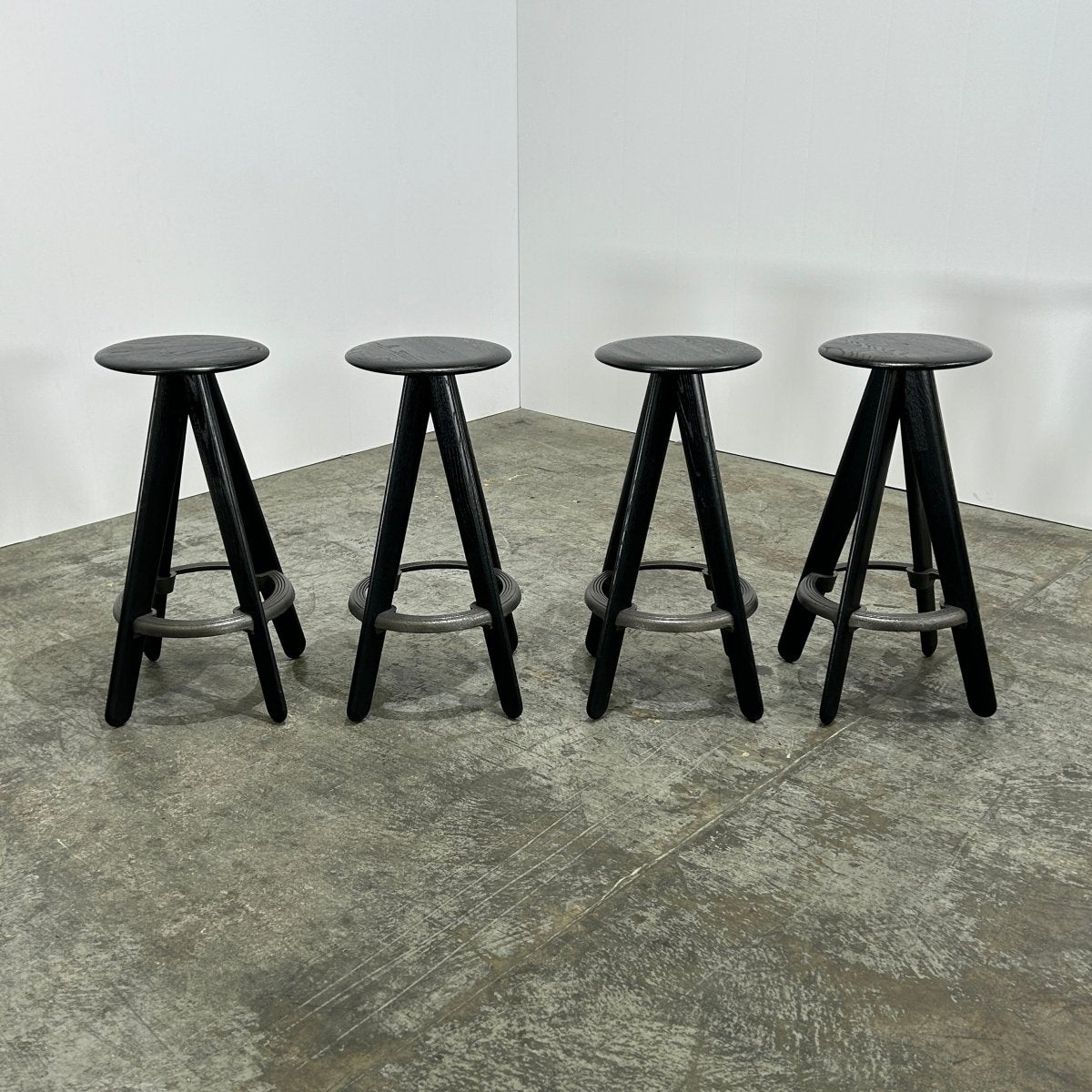Slab Stool by Tom Dixon, Set of Four @ REHAUS