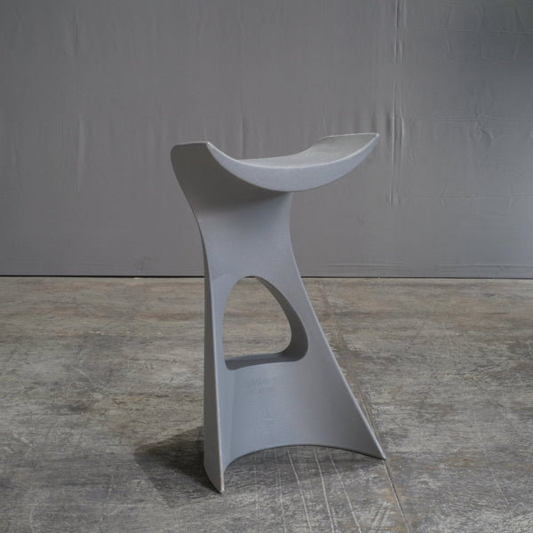 Slide Koncord Grey Stool by Karim Rashid - REHAUS - Slide