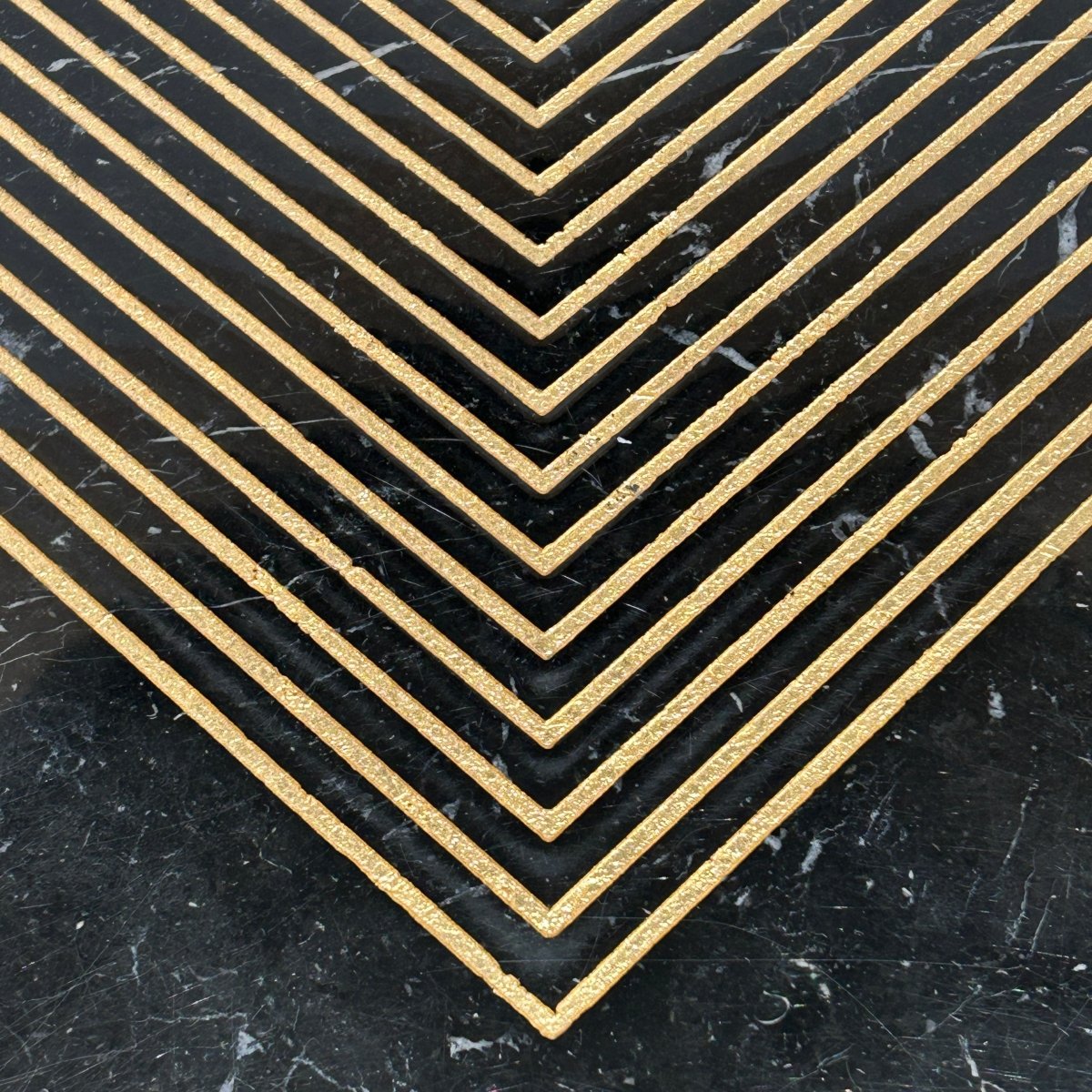 Small Gold Radius Coffee Table by Alex Mint @ REHAUS