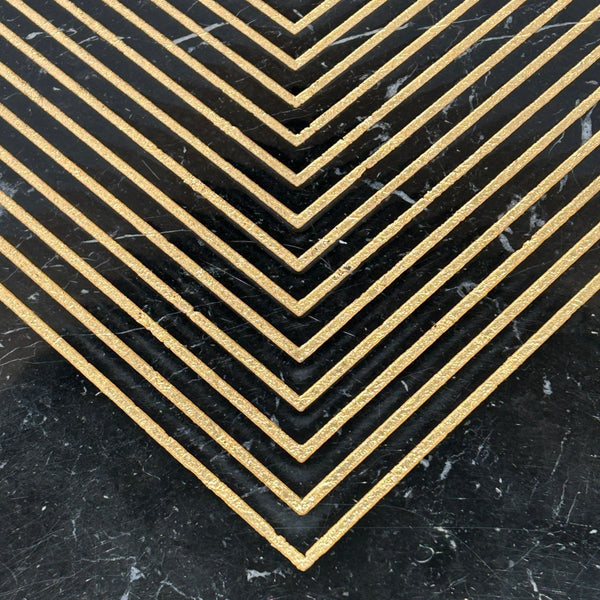 Small Gold Radius Coffee Table by Alex Mint @ REHAUS