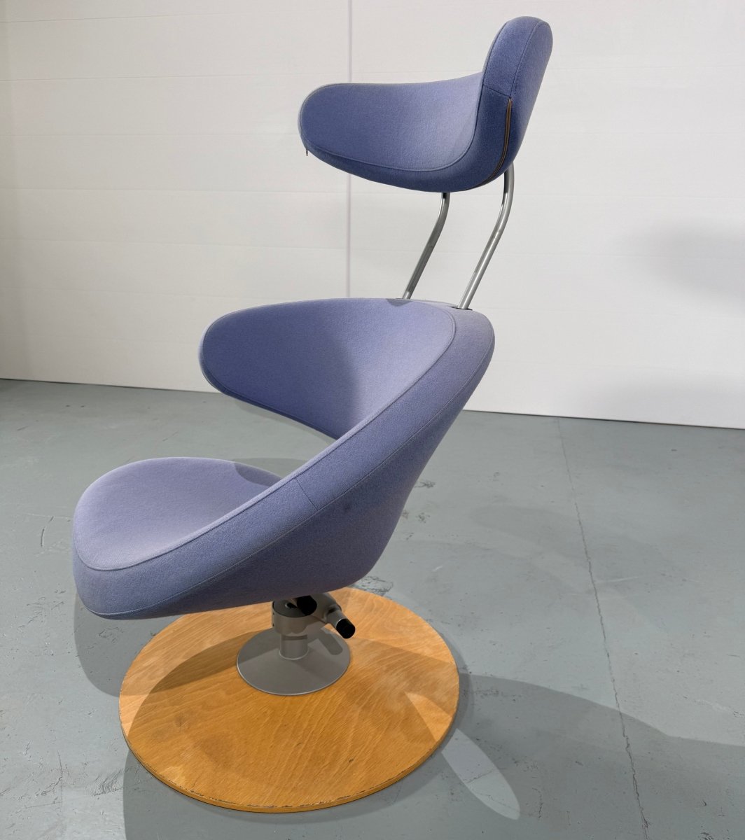 Stokke Peel II Chair & Footstool by Olav Eldøy @ REHAUS