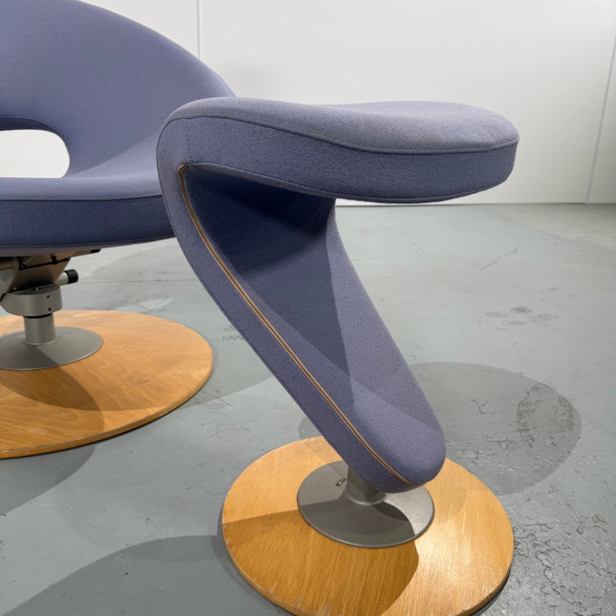 Stokke Peel II Chair & Footstool by Olav Eldøy @ REHAUS