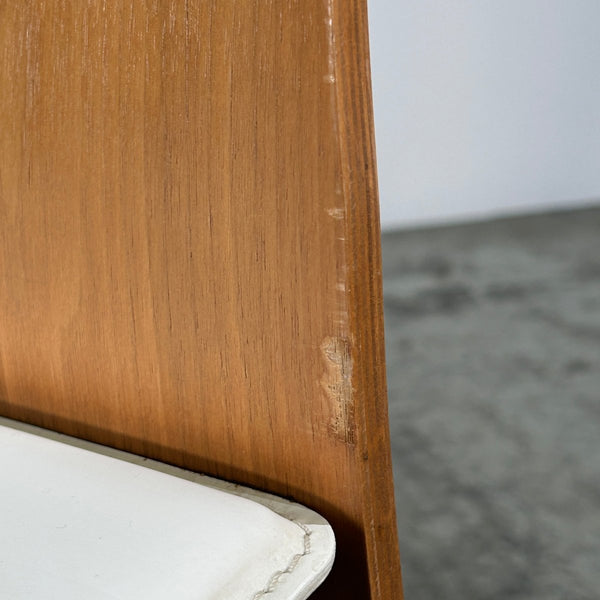 Swing Walnut and Leather Chairs by Calligaris, Set of Eight @ REHAUS