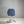 Swivel Office Chair with Blue Padding @ REHAUS