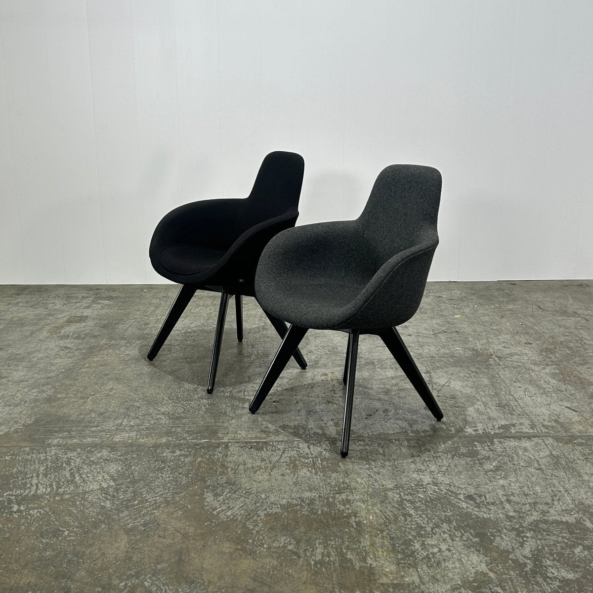 Tom Dixon Black Scoop High Back Chair @ REHAUS