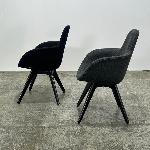 Tom Dixon Grey Scoop High Back Chair @ REHAUS