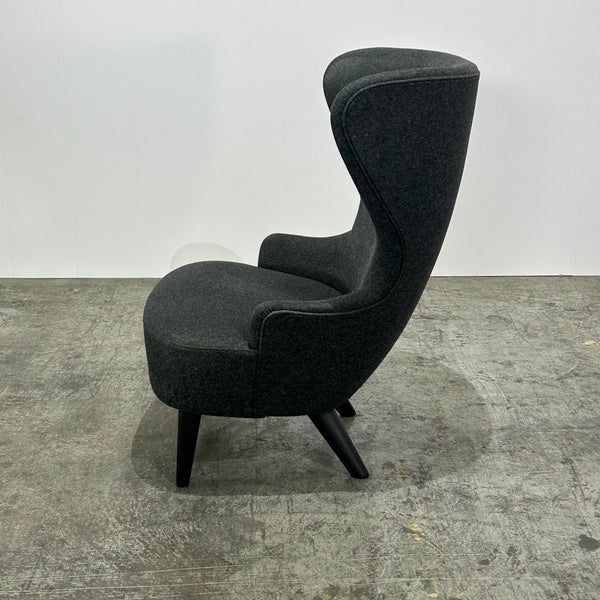 Tom Dixon Micro Wing Back Chair & Ottoman @ REHAUS