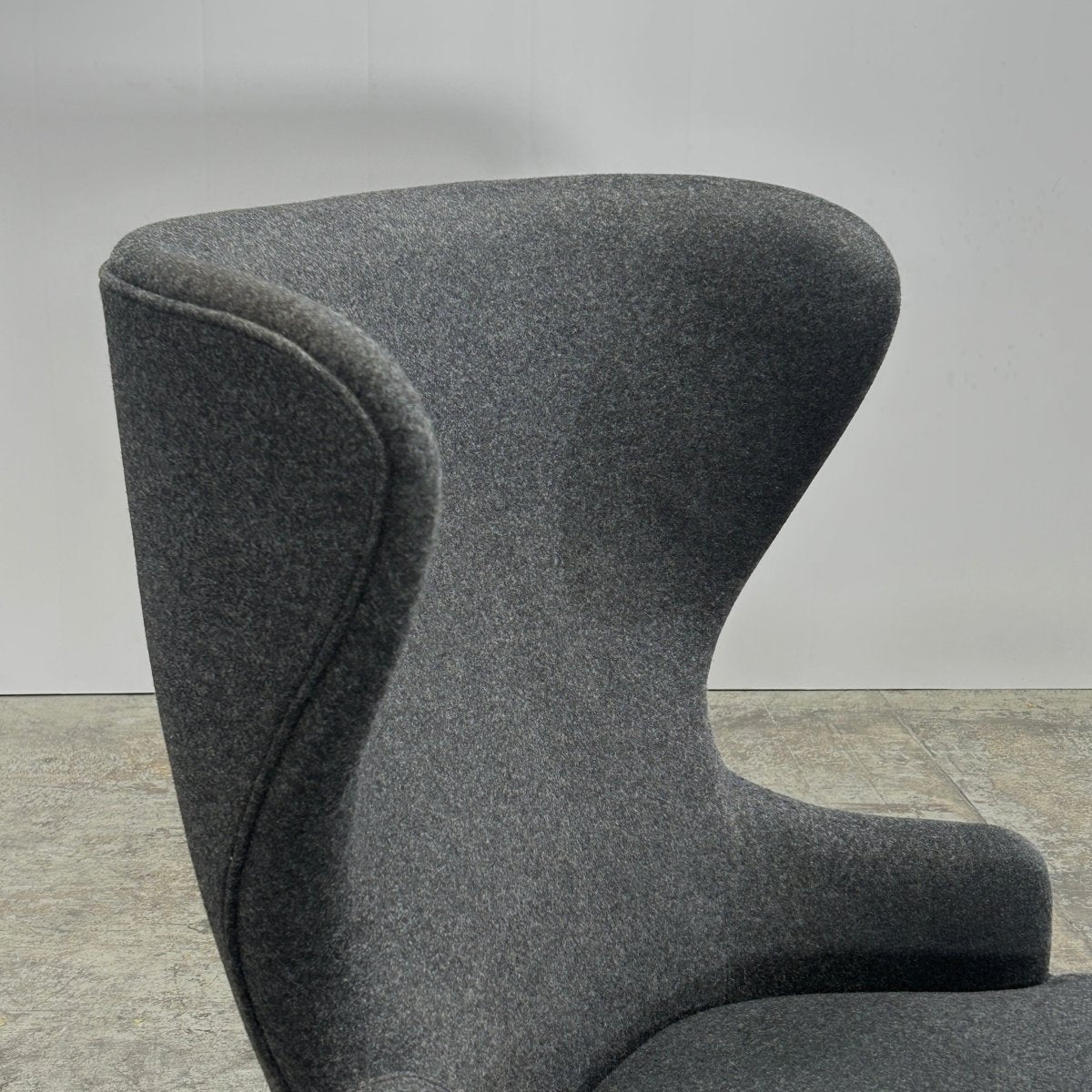 Tom Dixon Micro Wing Back Chair & Ottoman @ REHAUS