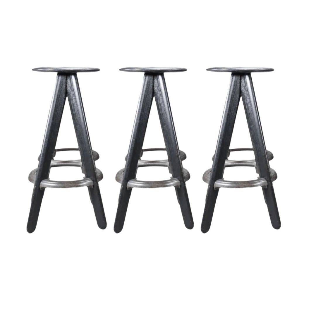 Tom Dixon Slab Bar Stool, Set of Three @ REHAUS